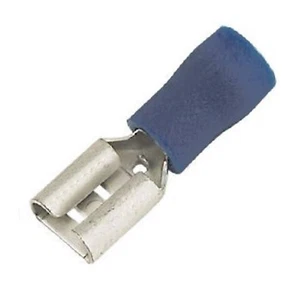 Crimpklemmen BLAU 6,3mm (1/4") Buchse x 2,5mm² Kabel CCB111 - Bild 1 von 1