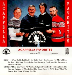 The Good Shepherd Quartet - Acappella Favorites, Vol. 12 on Cassette - Very Good - Picture 1 of 2