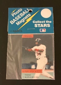 1989 MLB Phoenix Magnet Factory Sealed - Kirby Puckett - Minnesota Twins Rare! - Picture 1 of 2