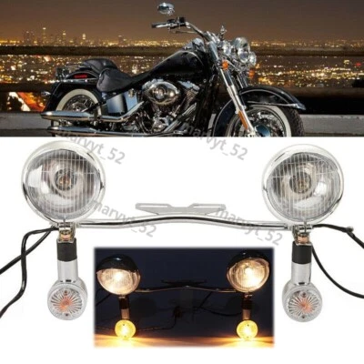 Barra de luces de señal de giro de paso para Yamaha V-Star V Star XVS 1100 personalizada EE. UU. Foto 1 de 4