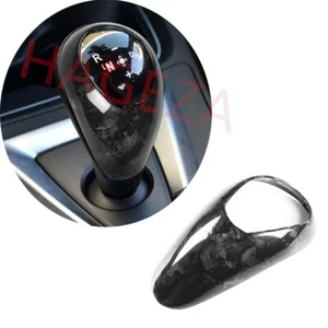 Cubierta de cabeza de perilla de cambio de marchas de fibra de carbono forjada apta para BMW M3 M4 F80 F82 2014-19 - Imagen 1 de 10