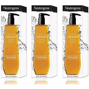 Neutrogena Rainbath Refreshing Shower and Bath Gel- 40 Oz THREE PACK 120 Oz - Picture 1 of 1