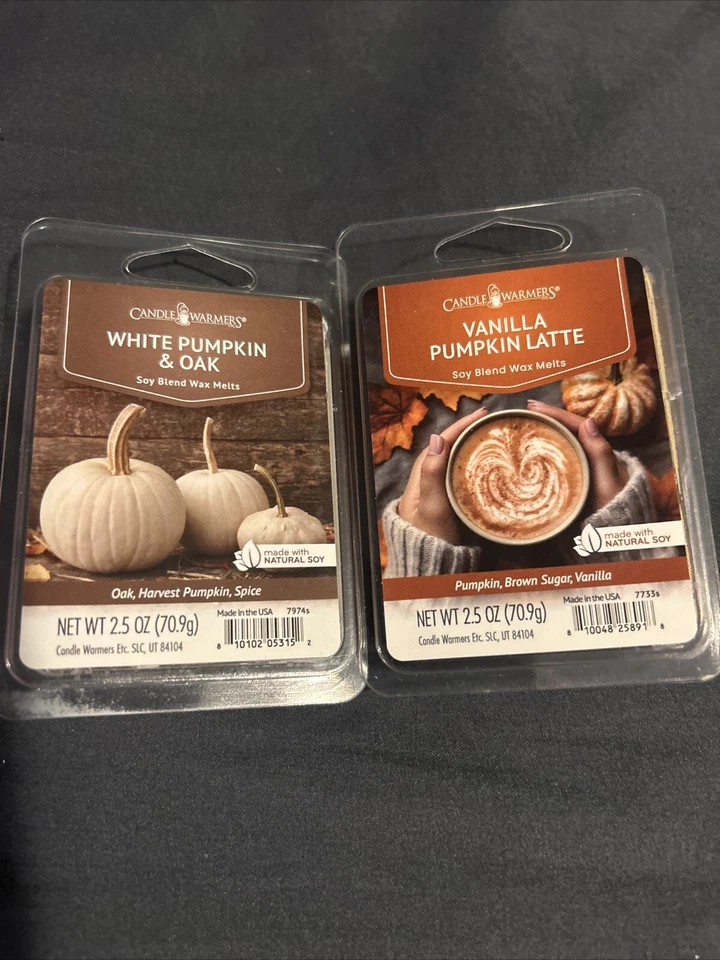 Lot of 2 Candle Warmers Brand Wax Melts for Warmers 2.5oz Fall Scents - Image 1 of 1