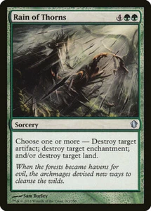 RAIN OF THORNS x3 mtg NM Commander 2013 Unc 3 Card - Picture 1 of 1