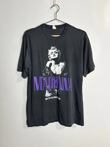 Vintage 80s Madonna World tour 1987 t shirt Medium - Picture 1 of 6