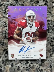 2019 Origins FOTL EXCLUSIVE Hakeem Butler Auto Purple 10/17 SSP LIONS - Picture 1 of 2