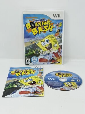 Sponge Bob's Boating Bash (Nintendo Wii, 2010) CIB Complete w Manual  - Image 1 of 4