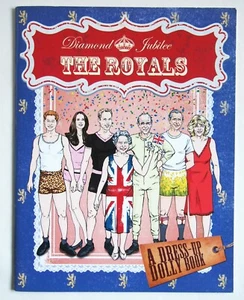 THE ROYALS / DRESS UP DOLLY BOOK / THE QUEEN PRINCE PHILIP etc. CUT OUT FIGURES - Picture 1 of 5