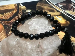 Bracciale Pietra Nera Rarissimo Ricchezza Ricchezza Potente Nagmani $$$$ - Foto 1 di 5