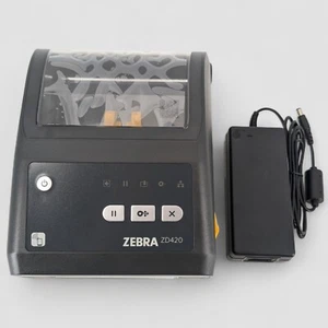 Zebra ZD420 Thermal Desktop Printer with Adapter (Untested) - Photo 1/12