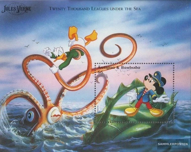 Фигурки Walt-Disney Antigua and Barbuda Block347 1996 как новые без наклеек и следов - Изображение 1 из 1