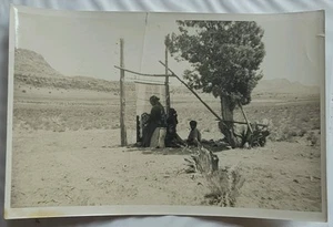 Navajo Teppich Weber Tucson Arizona Territorium Henry Buehman antikes Foto - Bild 1 von 12