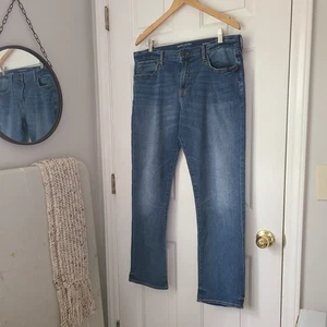 Banana Republic Traveler Slim Fit Jeans Men's 35x32 Blue Stretch Casual Capsule - Picture 1 of 12