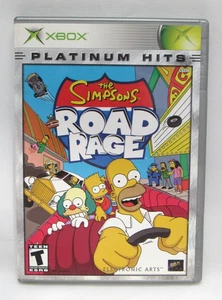 The Simpsons: Road Rage Original Xbox Platinum Hits Case and Manual Only - Picture 1 of 6