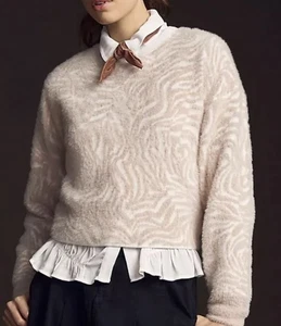 Pilcro Animal Eyelash Sweater Size XS Anthropologie - Picture 1 of 8