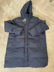 Cappotto uomo Marks and Spencer resistente alla doccia con cappuccio piuma e piumino 3XL - Foto 1 di 12