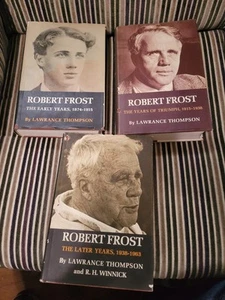 Lawrence Thompson-"Robert Frost"- 3 Vol. Complete Set-Holt Rinehart Winston - Bild 1 von 19