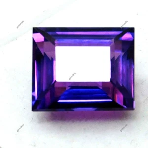 7.00 Ct Natural CERTIFIED Sapphire Loose Gemstone Exclusive Emerald Cut Purple - Picture 1 of 8