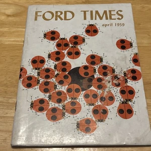 1959 April Ford Times Magazine Ladybug Cover Tyron Palace Boston Museum - Foto 1 di 24