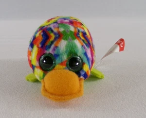 McDONALDS TEENY Flips TY BEANIE BOOS Platypus Plush Happy Meal Easter 2019 - Picture 1 of 9