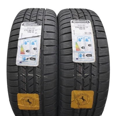 235 60 17 2x CONTINENTAL 235/60 R17 102H CrossContact M0 2020 Winterreifen VOLL - Bild 1 von 4