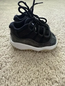 Nike Air Jordan 11 Retro Low BT Barons 505836-010 Sneaker Schuhe Baby Kleinkind 2C - Bild 1 von 7
