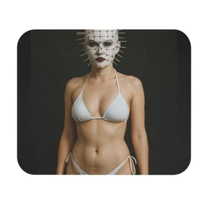 Sexy Lady im Bikini als Pinhead Mauspad Hellrasier Mousepad Hell Raiser Pin Hea - Bild 1 von 5