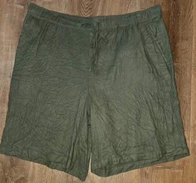 Bermudas NYDJ Breezy - Hoja de laurel Usadas y lavadas una vez - Talla L Foto 1 de 4