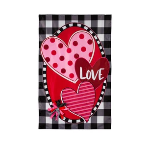 Herzen und Liebe Haus Applikation Flagge, 159410 - Bild 1 von 1