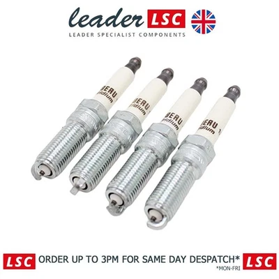 55490097 Vauxhall ADAM ASTRA CORSA CASCADA Spark Plug x 4 NEW - Image 1 of 4