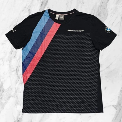 PUMA BMW X Deportes de Motor Camiseta Hombre Serie M Azul Excelente Sido Talla L - Imagen 1 de 4