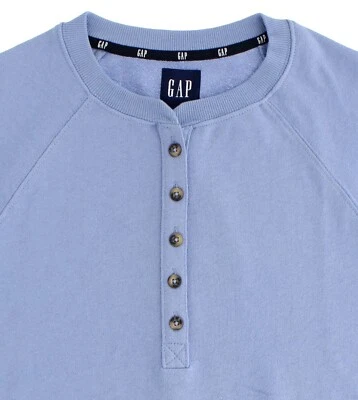 Sudadera para mujer GAP Henley informal raglán manga larga, felpa francesa QLT49105 Foto 1 de 4