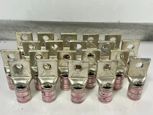 20 Thomas & Betts 58182 Copper Color-Keyed Lug SB, 1H 5/8" 535kcmil, PINK, 99 - Picture 1 of 7