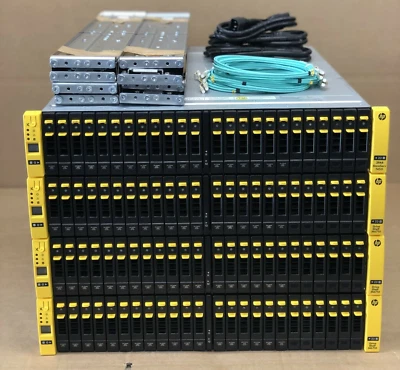 HPE 3PAR 7450c 8GB FC All Flash 138TB (72x 1.92TB) SAS SSD SAN Storage Solution - Image 1 of 3