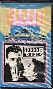 Luchino Visconti's ROCCO AND HIS BROTHERS on VHS Alain Delon, Claudia Cardinale - Picture 1 of 3