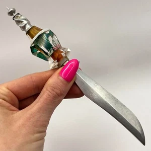 1980er Vintage Kugelschreiber Stahl Stift Schwert Aluminium Plexiglas Gefängnis Kunst in UdSSR - Bild 1 von 8