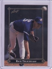Rick Trlicek 1992 Leaf Gold Leaf Rookies Baseball Card BC-15 Grade NMMT