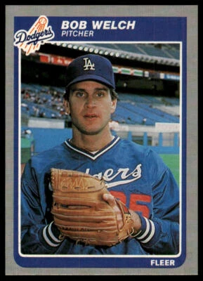 1985 Fleer #388 Bob Welch - Image 1 of 2