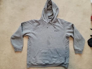 Patagonia P-6 Logo Uprisal Hoodie Pullover Sweatshirt grau Gr. Large Regular - Bild 1 von 21