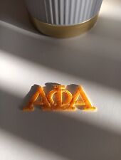 Alpha Phi Alpha Gold Letters Iron On Patch