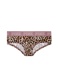 Victoria's Secret PINK Logo Hipster Panty Leopard