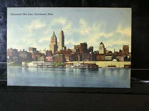 Cincinnati, Ohio - Cincinnati Sky Line, posted 1941 - Picture 1 of 2