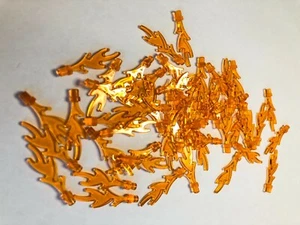 NEW - 50 Pieces LEGO Trans-Neon Orange Flame Fire Torch Candle (28618) - Picture 1 of 2