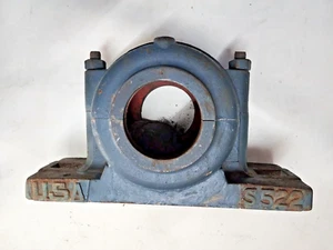 S522 Split Plummer block housing NEW MADE IN INDIA OPEN ONLY BLOCK S 522 - Picture 1 of 9