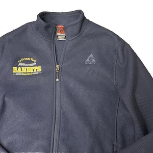 NWT Gerry Jacket Fleece Full Zip Mens Size Large Navy Blue Insulated Custom Logo - Picture 1 of 8