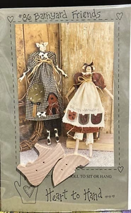 Heart to hand #86 Barnyard Friends 20” Stuffed doll to sit Or Hand Sewing - Picture 1 of 4