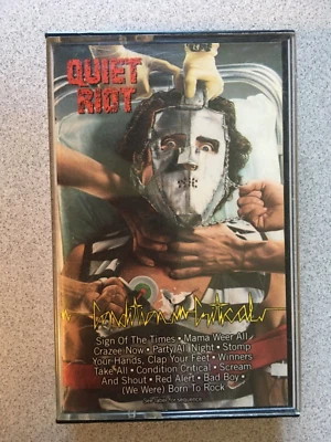 Quiet Riot Condition Critical Cassette Tape Pasha 1984 KEVIN DUBROW - Image 1 of 4