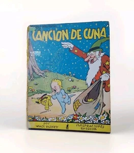 Antigua LULLABY LAND 1935 Disney Silly Symphony Española 1ª Edición Variante HC Libro España - Imagen 1 de 9