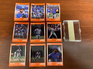 HOWARD JOHNSON 1990 STAR CO NEW YORK METS PLATINUM SET (9 CARDS) only 1000 made