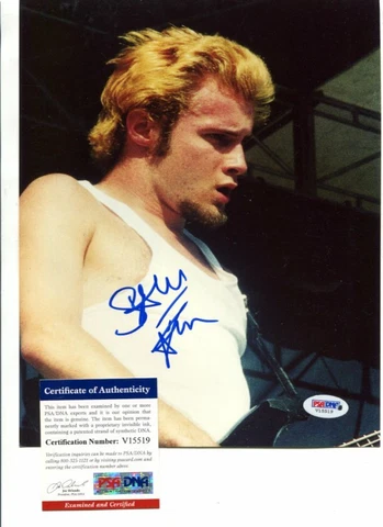 SAM RIVVERS - LIMP BIZKIT - WITH PSA DNA COA - SIGNED AUTOGRAPH 5346 Cover